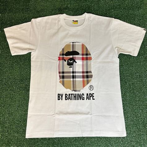 Bape Burberry shirt